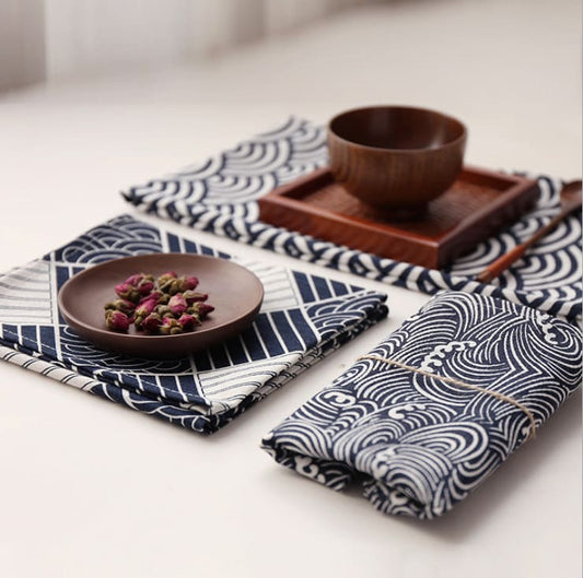 FUROSHIKI - Japanese Vintage Style Cloth | 50x50 cm Cotton