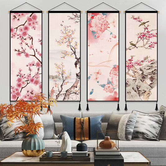 UKIYO-E - Decorative Plum Blossom Hanging Design | HD Inkjet