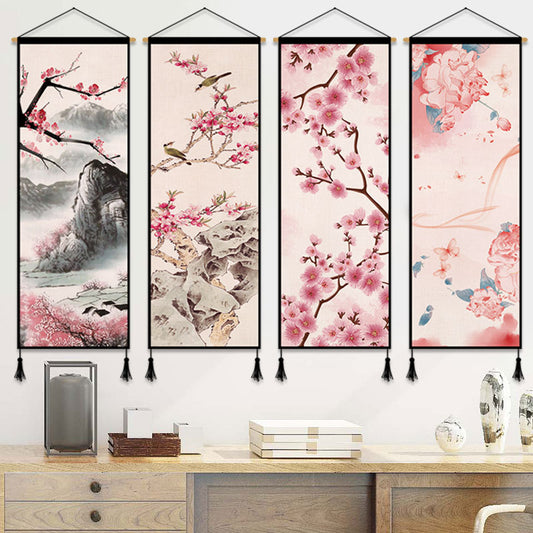 UKIYO-E - Decorative Plum Blossom Hanging Design | HD Inkjet