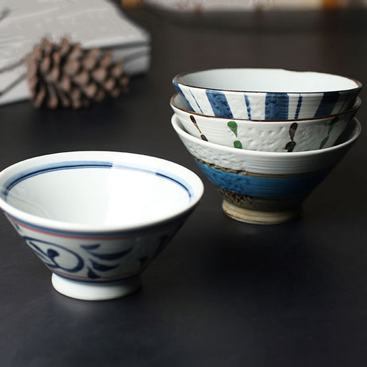 RICE BOWL SET - Handmade Underglaze Bowls | Japanese Style