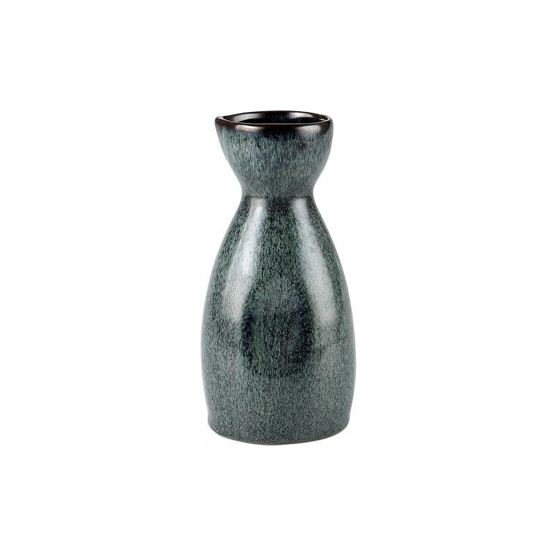 SAKE SET - Mist Green Design | Ceramic Bottle, Cups & Bamboo Tray Sake Bottle myKyokutō