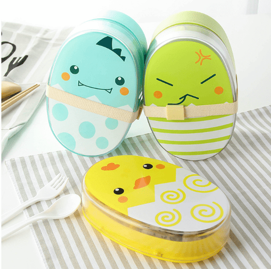 BENTO BOX - Cartoon Children Lunch Box | Double Layer 700 ml