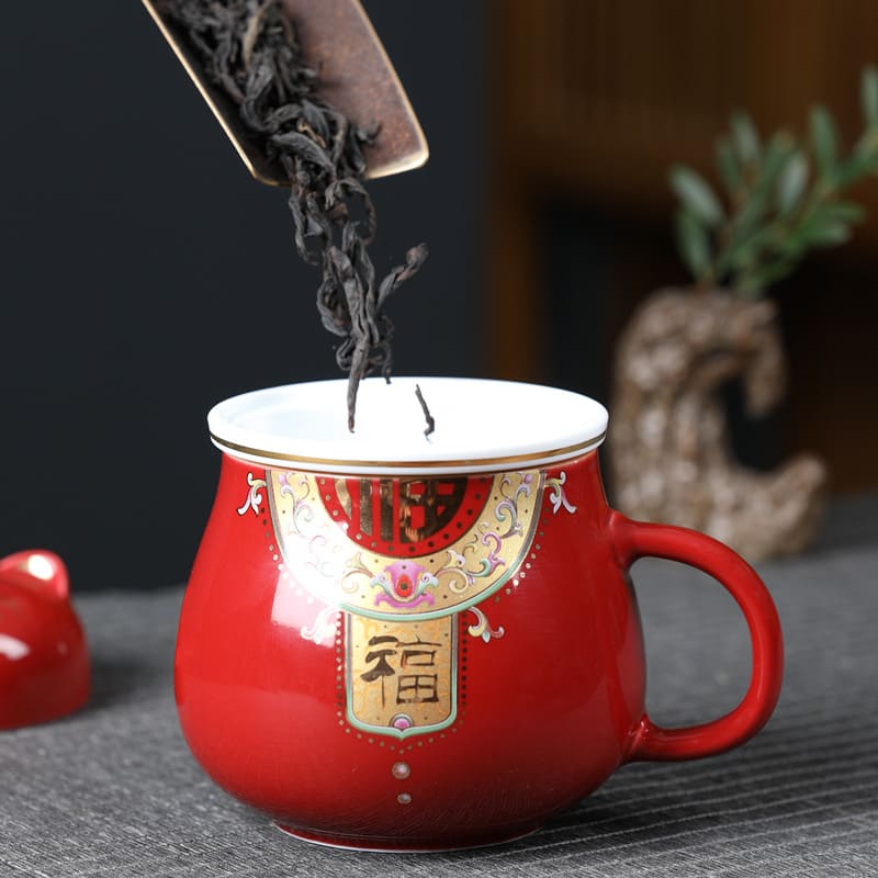 MUG - Guochaofeng Ceramic Tea Cup Chinese Style | 300 ml myKyokutō