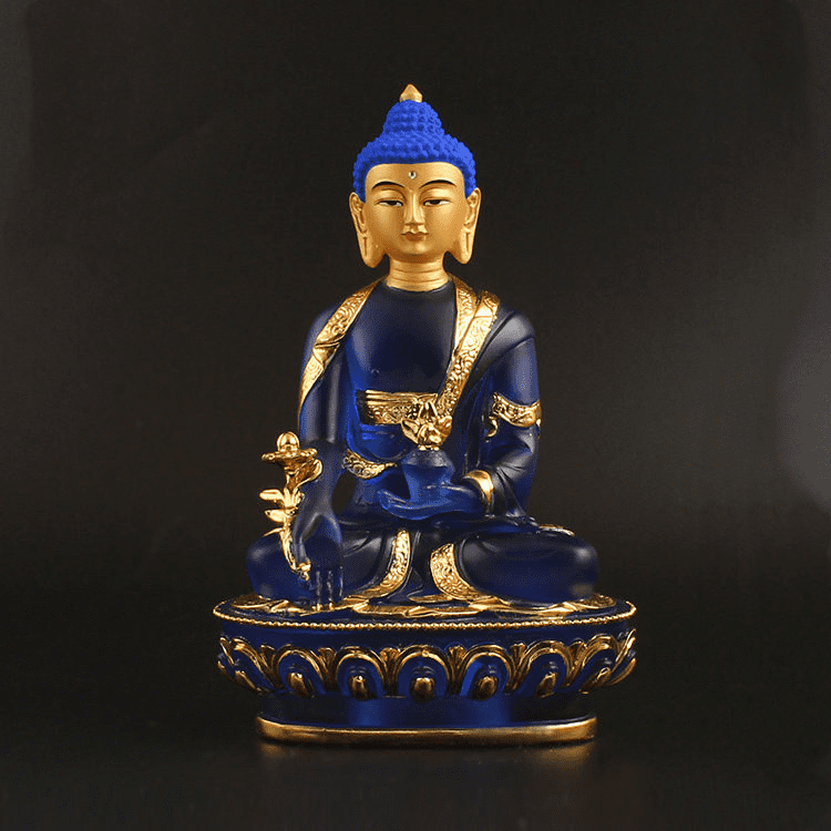 PHARMACIST BUDDHA - For Purity And Healing | Art Glass BUDDHA myKyokutō Pharmacist Buddha