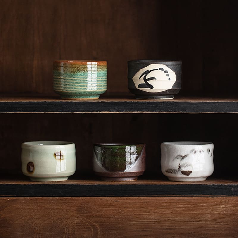 Handmade Japanese Sake Set, Pottery Sake Set, Unique Sake Set