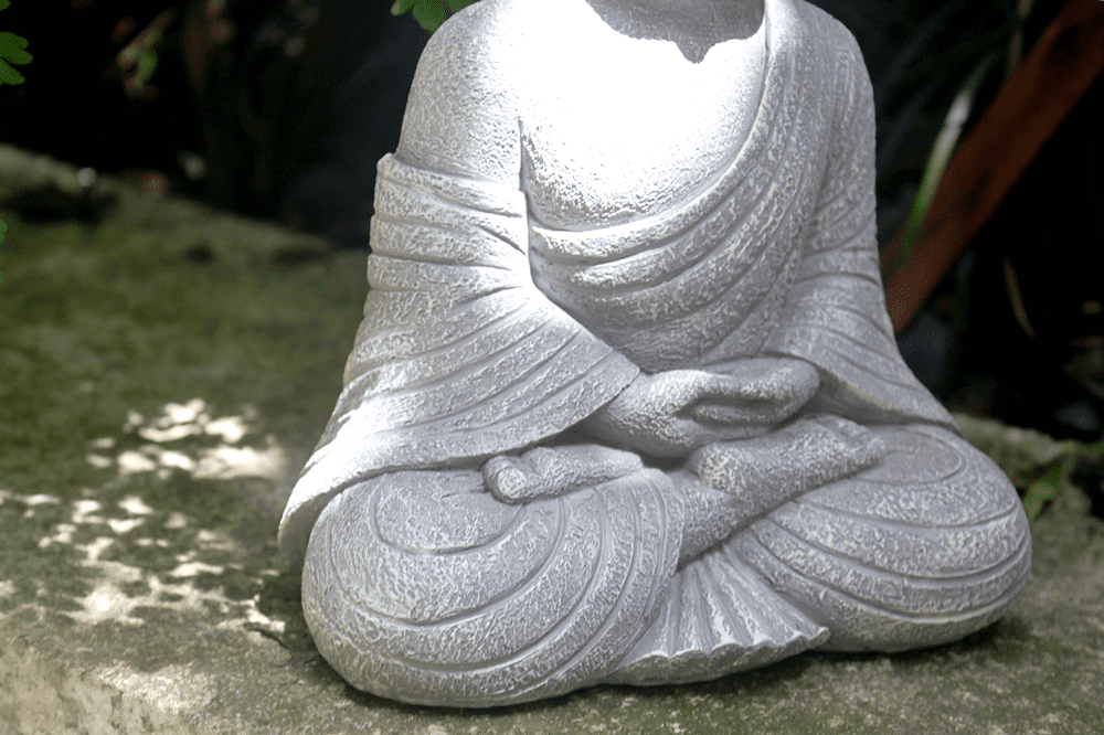 BUDDHA - Peaceful Garden Entrance Courtyard Ornament | Resin BUDDHA myKyokutō