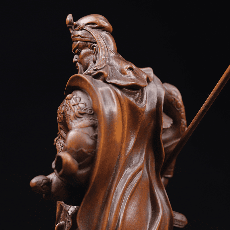 GUAN YU - God Of Wealth | Boxwood Carving Antique Ornaments GUAN YU myKyokutō