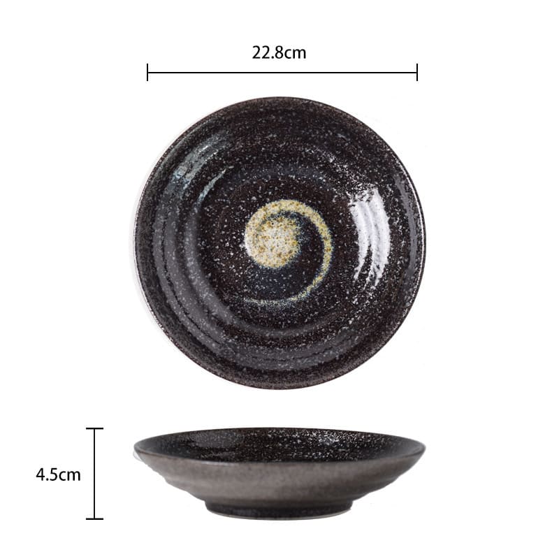 DEEP PLATE - Japanese Quality Porcelain Underglaze Tableware Nebula myKyokutō