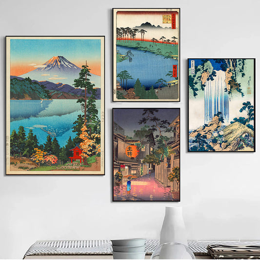 CANVAS - Japanese Vintage Landscape Art | HD Inkjet No Frame