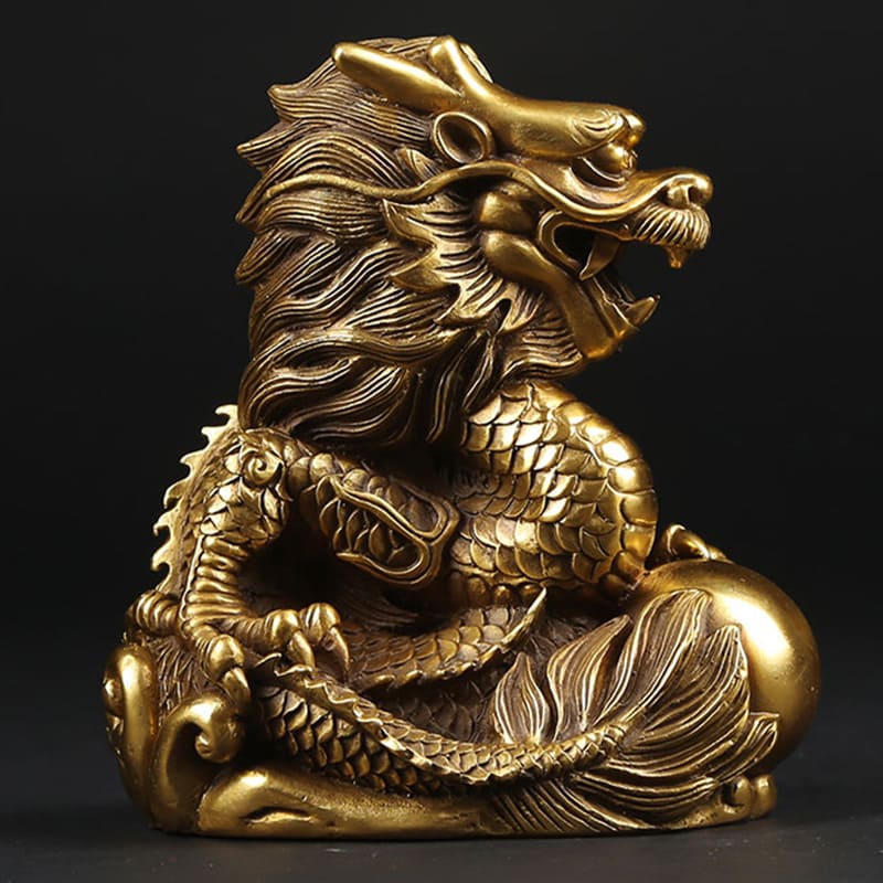 DRAGON - Handmade Lucky Home Craft Ornament | Copper myKyokutō