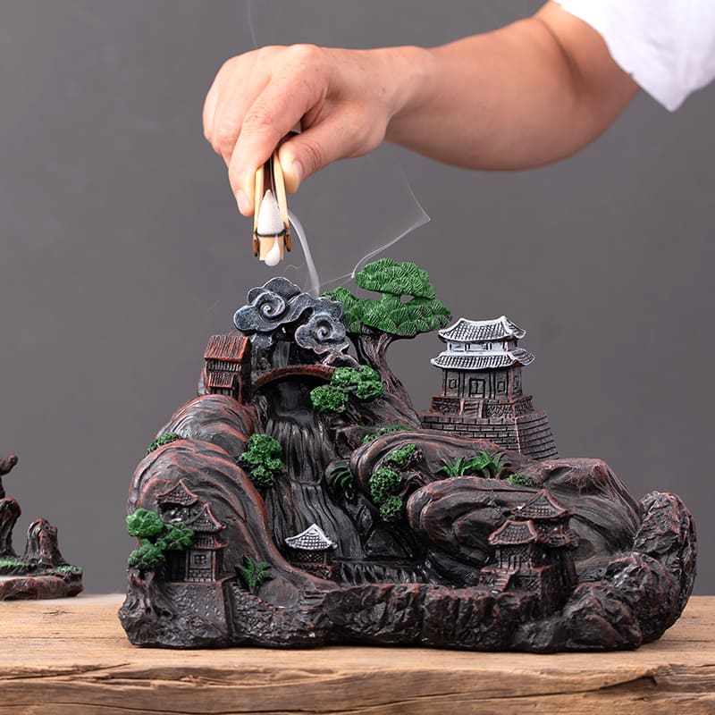 INCENSE BURNER - Rockery Xianglong Backflow Censer | Ceresin Xianglong Incense Burner myKyokutō