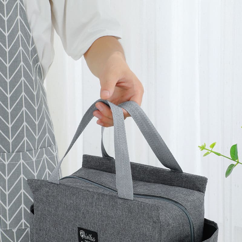 PORTABLE LUNCH BAG - Side Pockets | Cool Heat Preservation myKyokutō