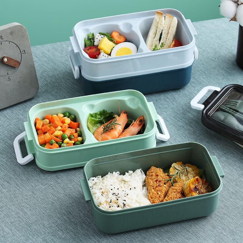 yaogohua Metal Lunch Container, Bento Lunch Box, Stainless Steel Lunch  Containers, Portable 800ml Aluminum Bento Lunch Box Thermal Cylinder Lunch