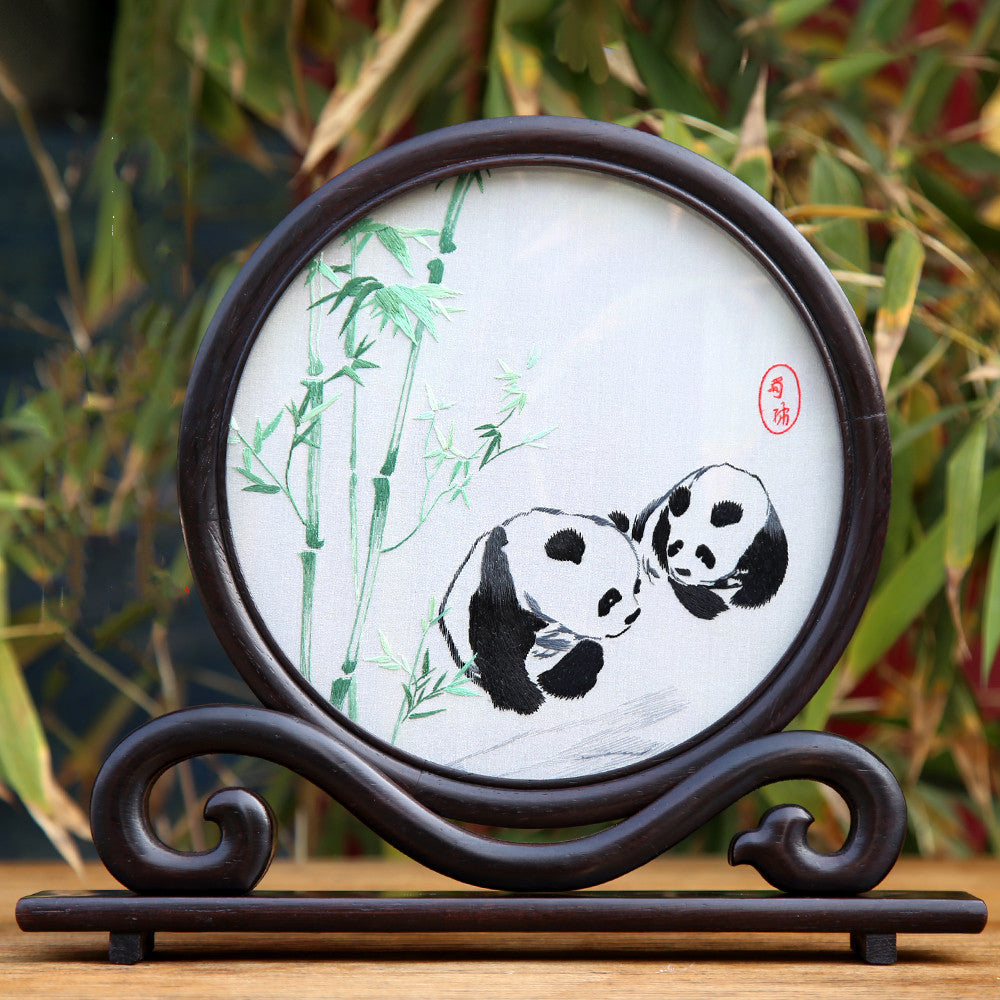 SHU EMBROIDERY - Handmade Chinese Style Embroidery | Gift Box Bamboo Leaf myKyokutō