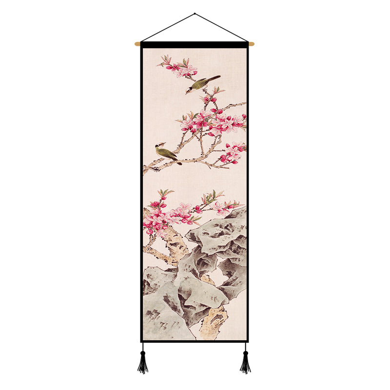 UKIYO-E - Decorative Plum Blossom Hanging Design | HD Inkjet Apricot Flower Spring Rain 45x120cm myKyokutō