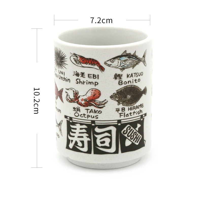 MUG - Original Japanese Ceramic In Japanese Designs | 300 ml MUG myKyokutō Fish