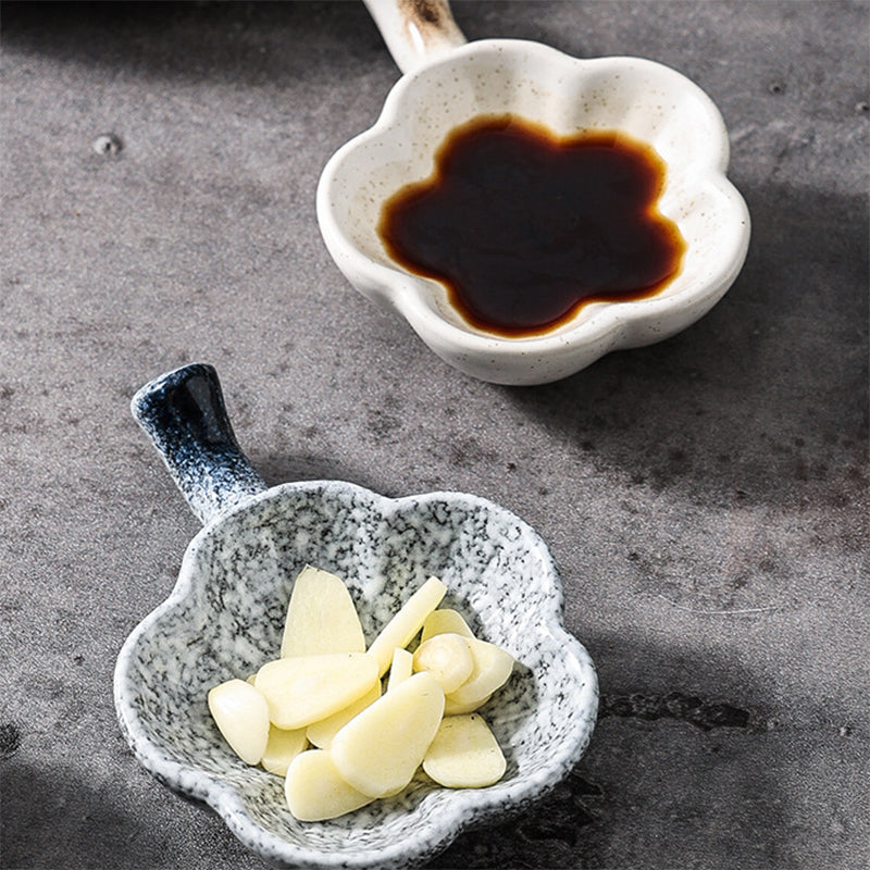 SEASONING DISH - Japanese Style Ceramic Dish With Handle myKyokutō