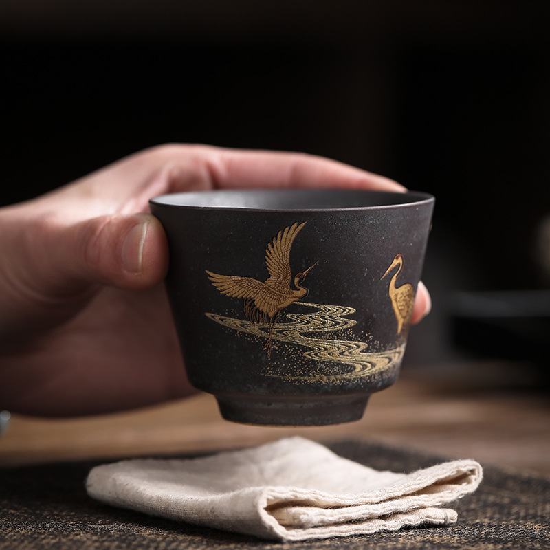 TEA CUP SET - Hao Shi Fa Sheng Gift Box | Handmade Ceramic myKyokutō