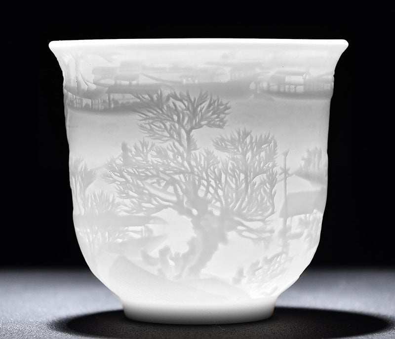 TEA CUP - Chinese Style Qingming River | Ceramic 220 ml TEA CUP myKyokutō