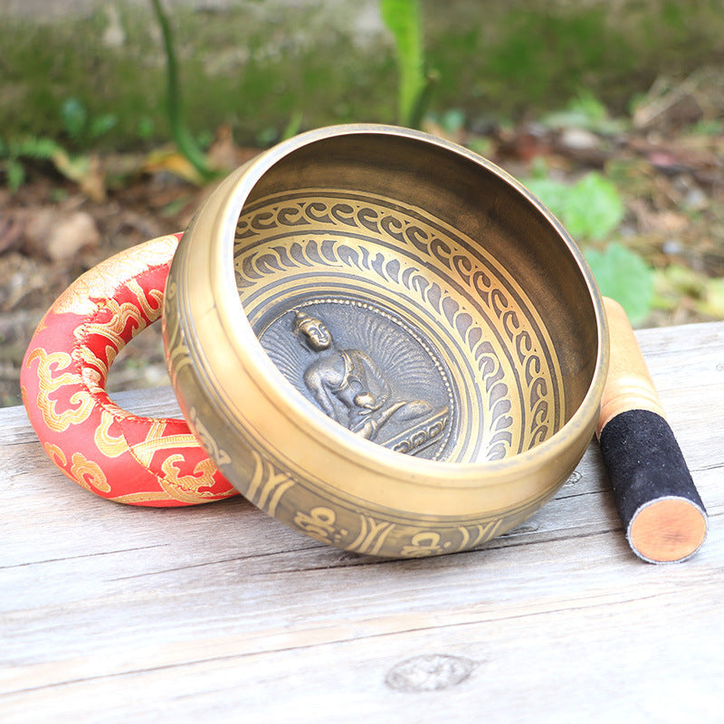 STANDING BELL - Handmade Bowl Bell Shakyamuni | Copper myKyokutō