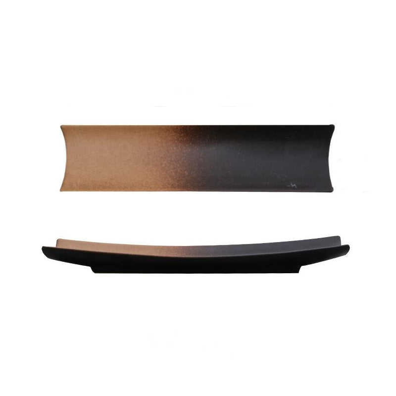 SUSHI PLATE - Rectangular Japanese Long Plate | Ceramic SUSHI PLATE myKyokutō Brown