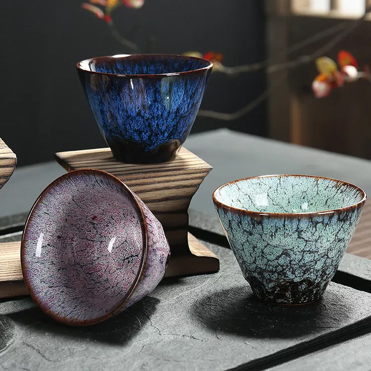 TEA CUP - Luwu Stoneware Cups | Handmade Ceramic 120 ml myKyokutō