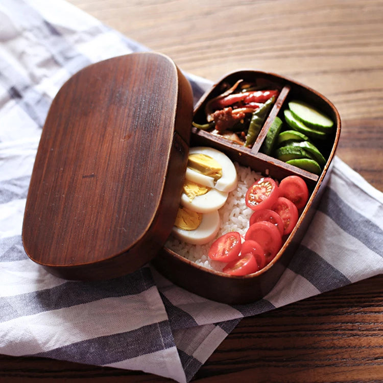 BENTO BOX - Traditional Handmade Lunch Box | Fir BENTO BOX myKyokutō Brown
