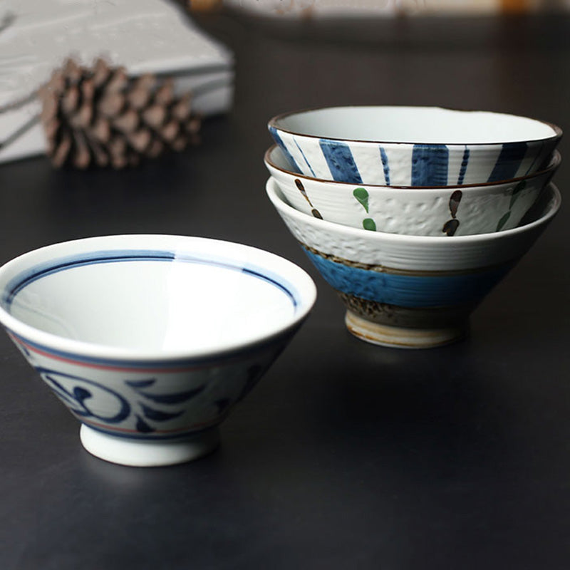 RICE BOWL SET - Handmade Underglaze Bowls | Japanese Style myKyokutō