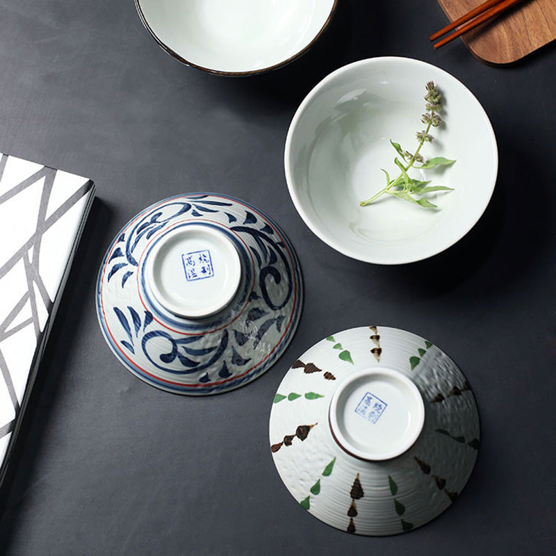 RICE BOWL SET - Handmade Underglaze Bowls | Japanese Style myKyokutō